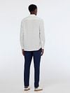Scotch and Soda Linnen Overhemd White Model / Achterkant