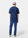 Scotch And Soda T-Shirt Navy Print Model / Achterkant