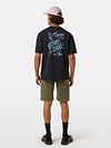 Scotch & Soda T-Shirt Artwork Black  Model / Achterkant