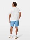 Scotch And Soda Logo T-Shirt Weiß Model / Achterkant