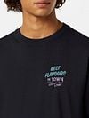 Scotch & Soda T-Shirt Artwork Black  Model / Detail