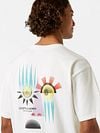 Scotch & Soda T-Shirt Artwork White Model / Achterkant