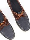 Sebago Deck Shoes Docksides Portland Navy Brown Product / Detail