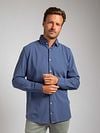 Suitable Piqué Shirt Jeans Blue Model / Voorkant with Stefan