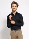 Suitable Twill Shirt Black Model / Voorkant