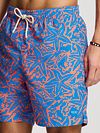 Shiwi Swimshorts Mike Starfish Blue Model / Detail
