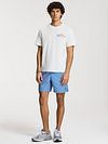 Shiwi Swimshorts Mike Geo Tile Cobalt Blue Model / Voorkant