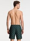 Shiwi Swimshorts Mike Sketched Coral Dark Green Model / Achterkant