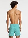 Shiwi Swimshorts Nate Coral Reverse Turquoise Model / Achterkant