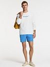 Shiwi Swimshorts Nick Wavy Coral Blue Model / Voorkant