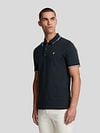 Lyle and Scott Polo Tipped Navy Model / Voorkant