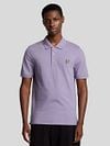 Lyle and Scott Polo Shirt Dusk Purple Model / Voorkant
