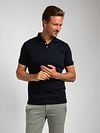 Suitable Boris Polo Shirt Navy  Model / Voorkant with Stefan