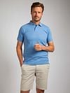 Suitable Mang Polo Shirt Blue  Model / Voorkant with Stefan