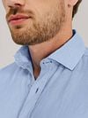 State Of Art Hemd Leinen Hellblau Model / Detail