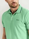 State of Art Poloshirt Piqué Light Green Model / Detail