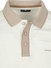 State of Art Poloshirt Jersey Structured Stripe White Product / Detail