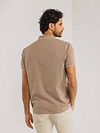 State of Art Poloshirt Piqué Brown Model / Achterkant