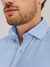 State Of Art Shirt Linen Light Blue Model / Detail