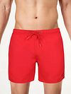 Suitable Badeshorts Plain Rot Model / Voorkant