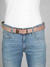 Suitable Leather Belt Mid Brown Model / Voorkant
