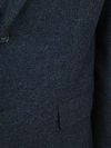 Suitable Blazer Herringbone Merino Wool Navy