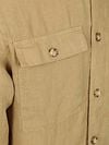 Suitable Linnen Overshirt Beige Product / Detail