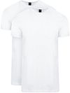 Suitable Ota T-Shirt Col Rond Blanc 2-Pack 100-2 O-White Ota