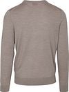 Suitable Merino Pullover V-Neck Greige Product / Achterkant