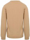Suitable Pullover Wool V-Neck Beige Product / Achterkant