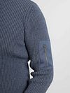 Suitable Mou Pullover Melange Blue Model / Detail