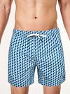 Suitable Swimshort Print Blue Model / Voorkant