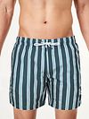Suitable Swimshort Stripe Green Model / Voorkant