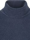 Suitable Turtleneck Pullover Structure Melange Navy Product / Detail