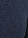 Suitable Turtleneck Pullover Structure Melange Navy Product / Detail
