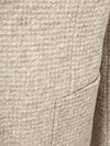 Suitable Knitted Colbert Unlined Beige