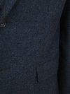 Suitable Colbert Herringbone Laine Mérinos Marine