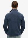 Superdry Cardigan Fleece Lauren Navy Model / Achterkant