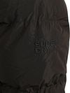 Superdry Lange Pufferjas Hooded Zwart