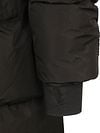 Superdry Lange Pufferjas Hooded Zwart