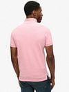 Superdry Classic Poloshirt Melange Roze Model / Achterkant