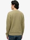 Superdry Sweater Classic Essential Olivgrün Model / Achterkant