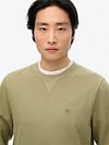 Superdry Sweater Classic Essential Olive Green Model / Voorkant