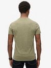 Superdry Classic T-Shirt Melange Olive Model / Achterkant