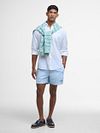 Barbour Swimshort Logo Light Blue Model / Voorkant