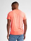 T-Shirt Petrol Stingray Bright Coral Model / Achterkant