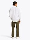 Tommy Hilfiger Poplin Shirt Flex White Model / Achterkant