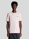 Lyle and Scott T-shirt Heather Light Pink Model / Voorkant