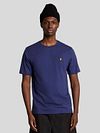 Lyle and Scott T-Shirt Deep Indigo Model / Voorkant