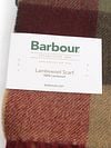 Barbour Foulard Tattersall Rouge Beige